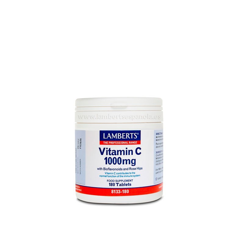 Vitamina C 1000mg 180 tabletas