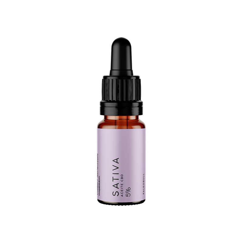 Sativa Aceite CBD 5% 10ml - PaleoBull