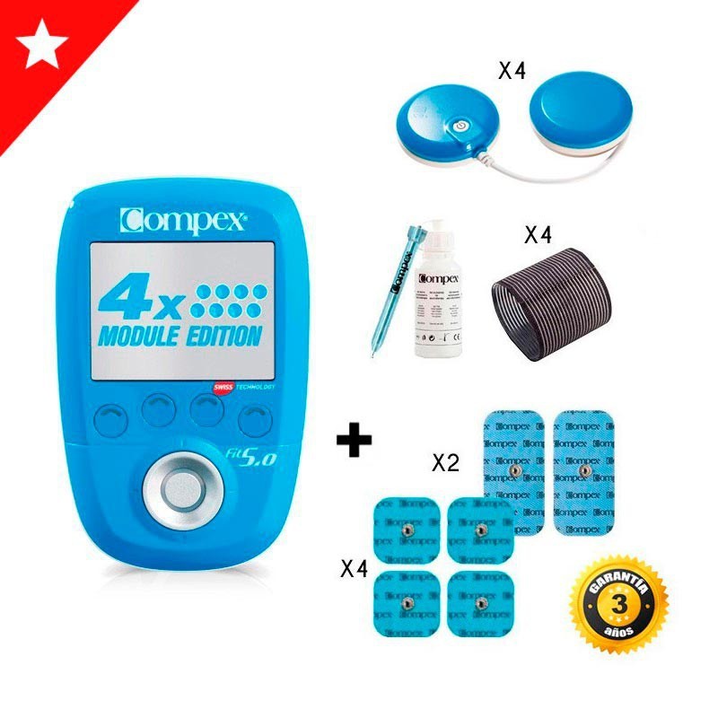 Compex Fit 5.0 4 módulos + 75€ en accesorios