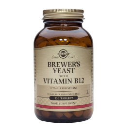 Levadura de Cerveza con Vitamina B12 250 Comprimidos - Solgar