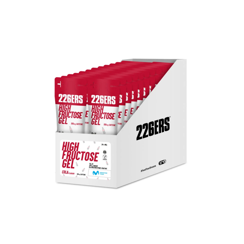 High Fructose Gel con 100mg de Cafeína 80g x24 - 226ERS