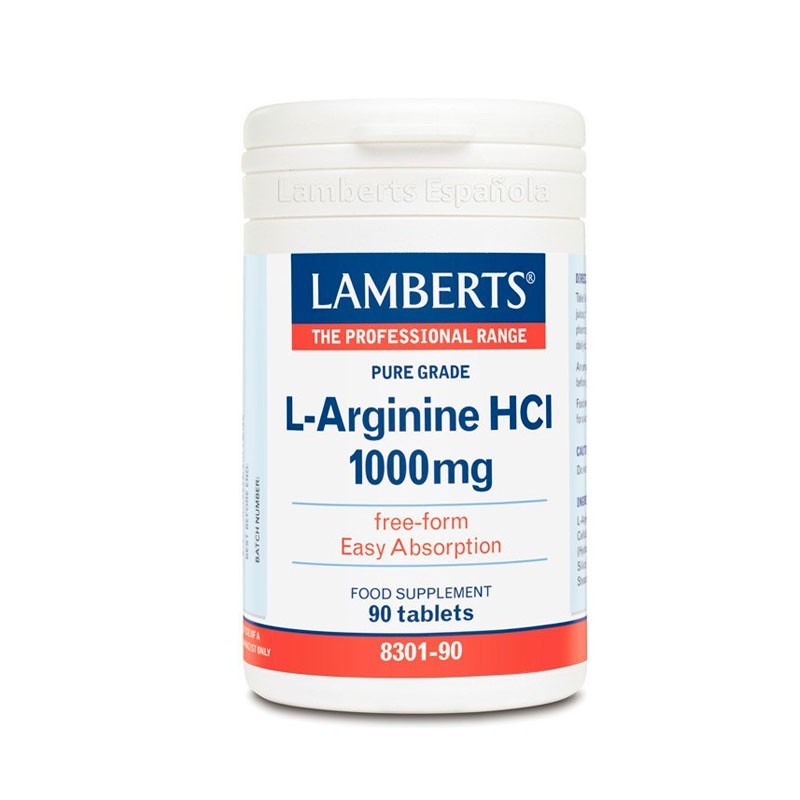 L-arginina Hci 1000 Mg 90 tabletas