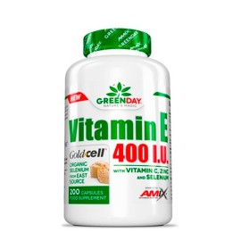 Vitamin E 400 I.U. LIFE+ 200 Cápsulas - Amix