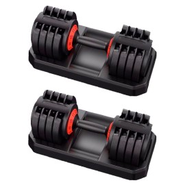 2 Mancuernas Ajustables de 12Kg - RockPull