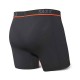 Bóxer SAXX Kinetic HD Brief - Negro/Naranja