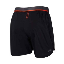 Pantalón corto SAXX Hightail 2 in 1 Run Short 5IN - Negro oscuro