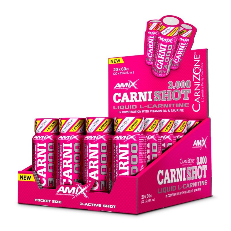 CarniShot 3000mg Caja de 20x60ml - Amix