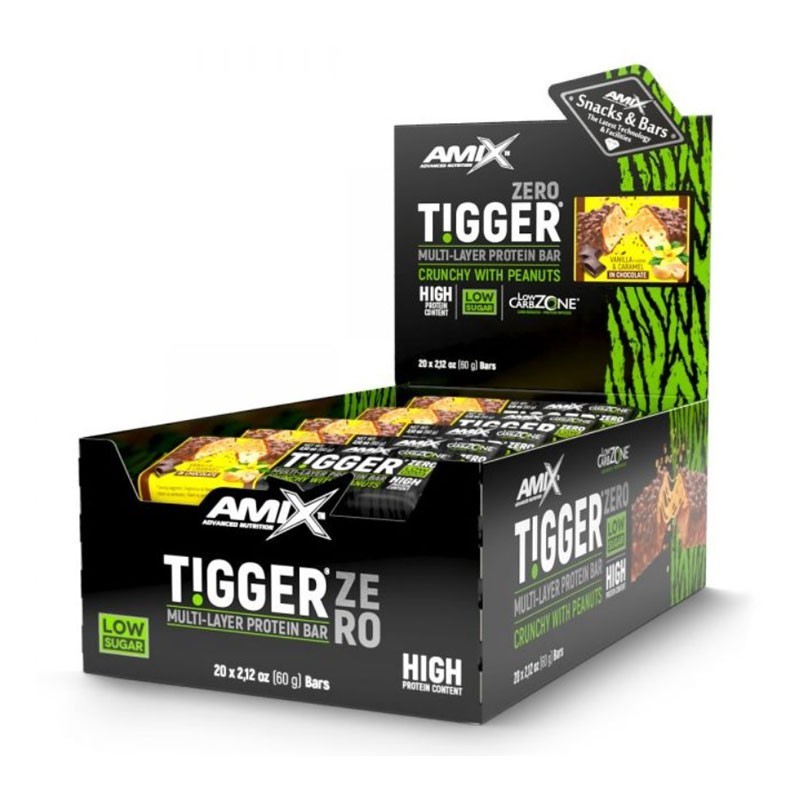 Tigger Zero Protein Bar 20x60gr - Amix