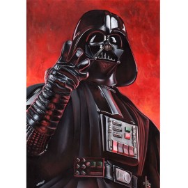 Ilustración Darth Vader - impresión digital