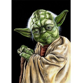 Ilustración Yoda Star Wars...