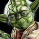 Ilustración Yoda Star Wars - impresión digital