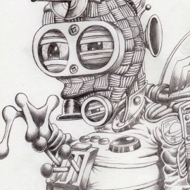 Ilustración Stupid Martians 2!! - impresión digital