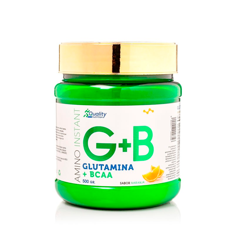 Glutamina y Bcaas 500gr