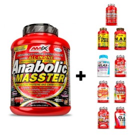 Anabolic Masster 2,2kg + REGALO Bote 30 cápsulas - Amix