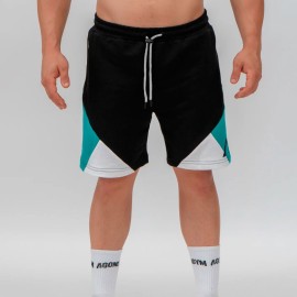 Short Training Culture - Black/Turquoise