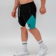 Short Training Culture - Black/Turquoise