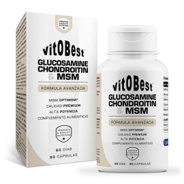 Glucosamine, Chondroitin & MSM 60 Cápsulas - VitoBest