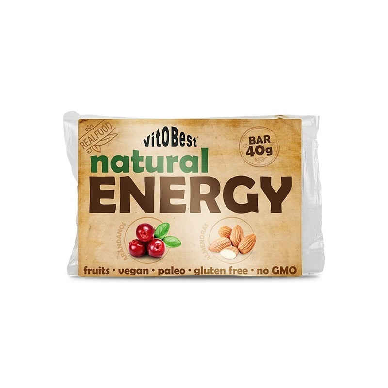 Natural Energy Bar 40g 20 Unidades - VitoBest