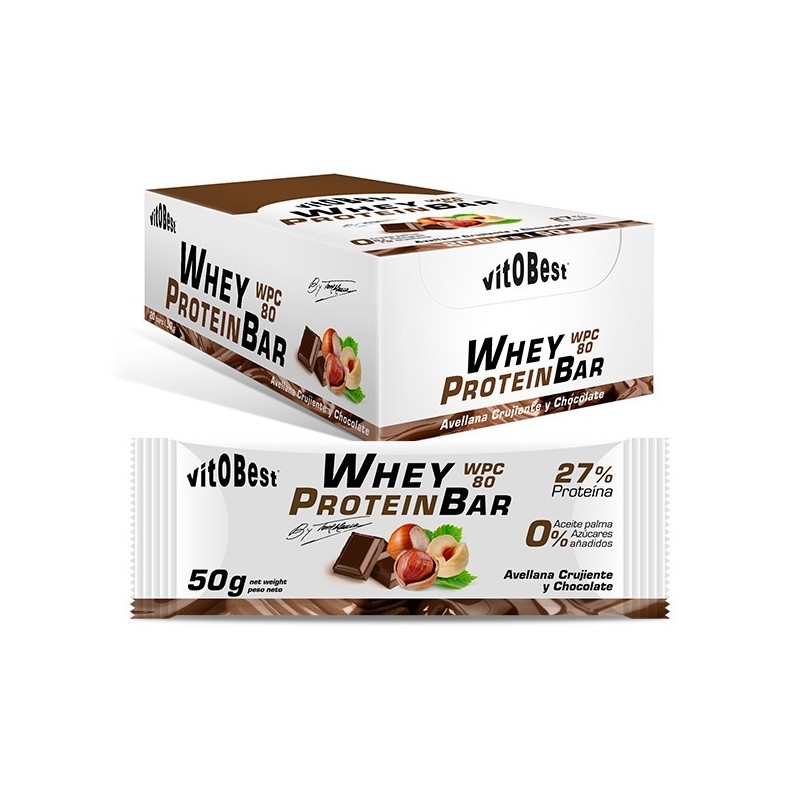 Whey Protein Bar (by Torreblanca) 20 Barritas 50 g - VitoBest