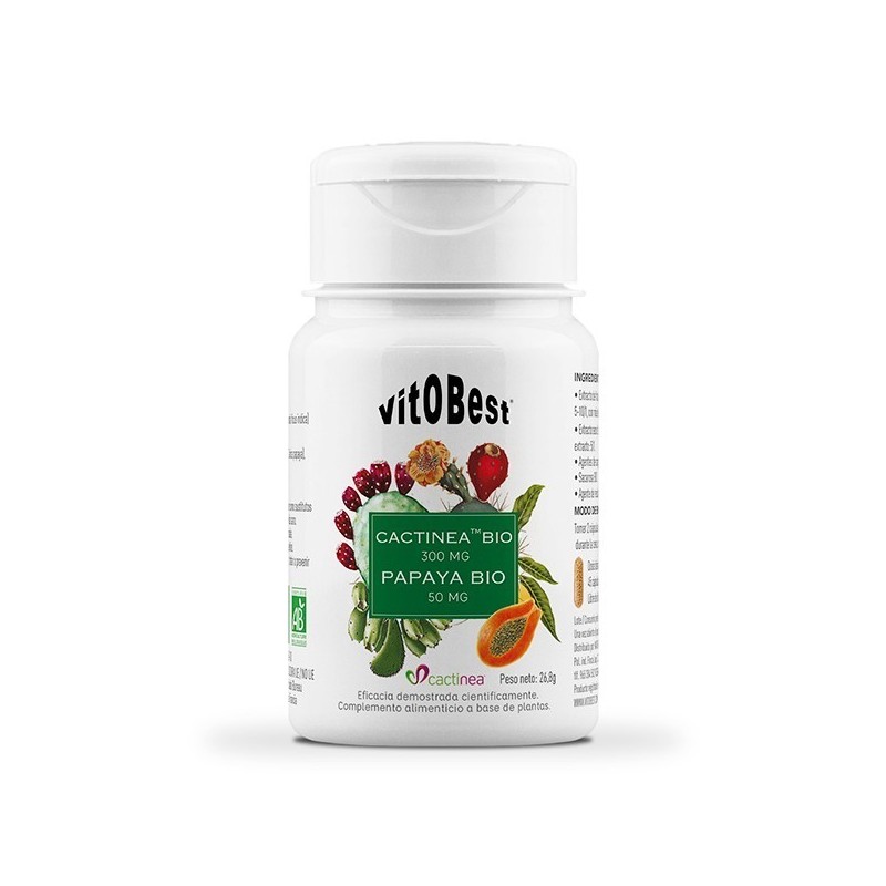 Cactinea™ BIO + Papaya BIO 45 Cápsulas - VitoBest