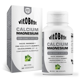 Calcium Magnesium 60 Cápsulas - VitoBest