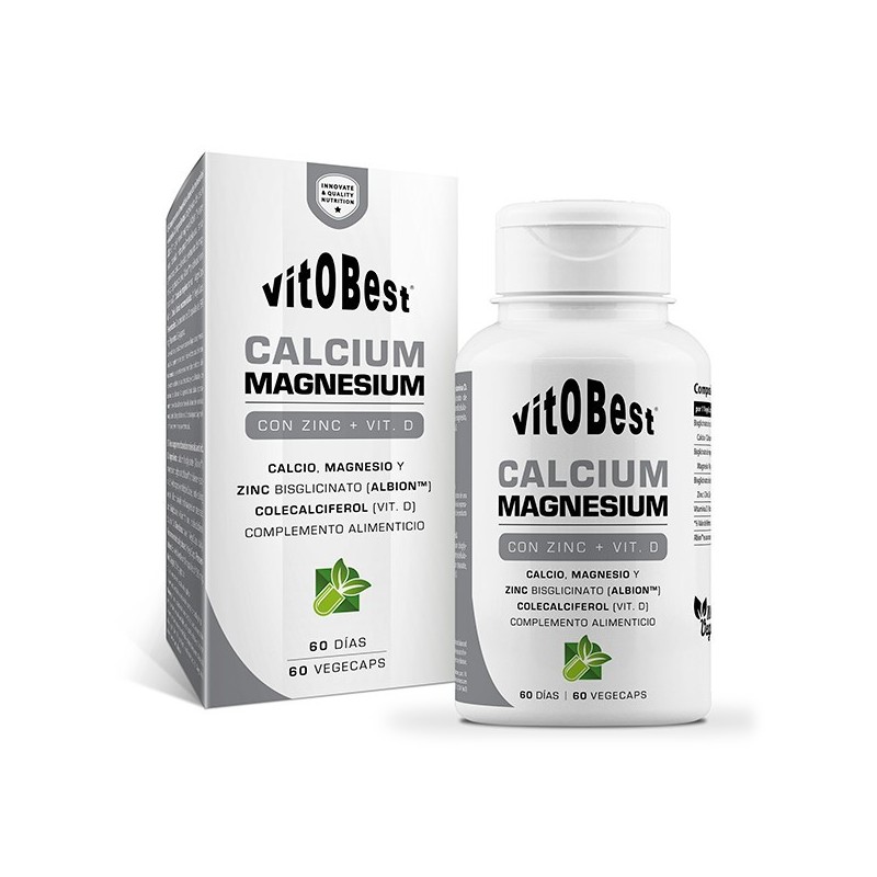 Calcium Magnesium 60 Cápsulas - VitoBest