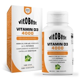 Vitamin D3 4000 100 Cápsulas - VitoBest