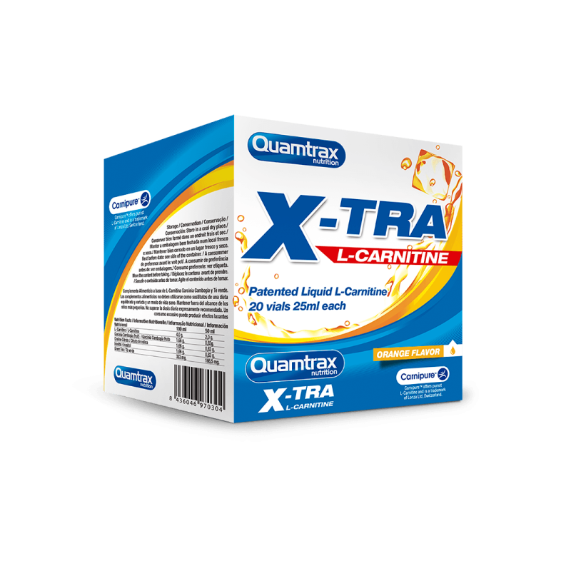 Xtra L-Carnitina 20 Viales - Quamtrax
