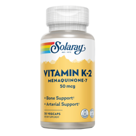 Vitamin K2 Menaquinone-7 30 Vegecaps -  Solaray