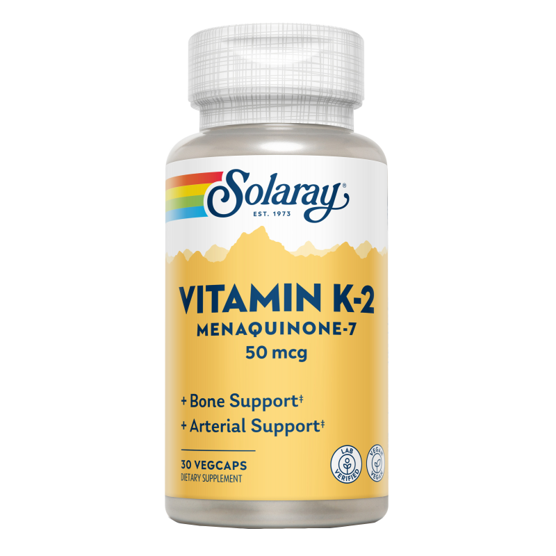 Vitamin K2 Menaquinone-7 30 Vegecaps -  Solaray