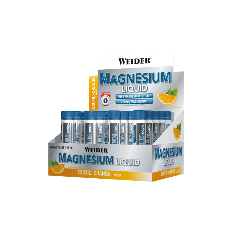 Magnesium Liquid 20 Ampollas - Weider