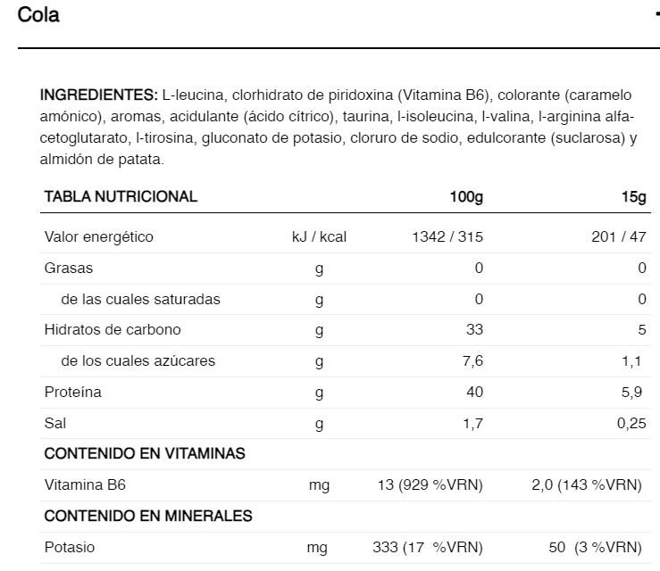 BCAA 8:1:1 300g - 226ERS - details 5
